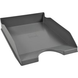 Office Depot Letter Tray Dark Grey 25.5 x 34.8 x 6.5 cm