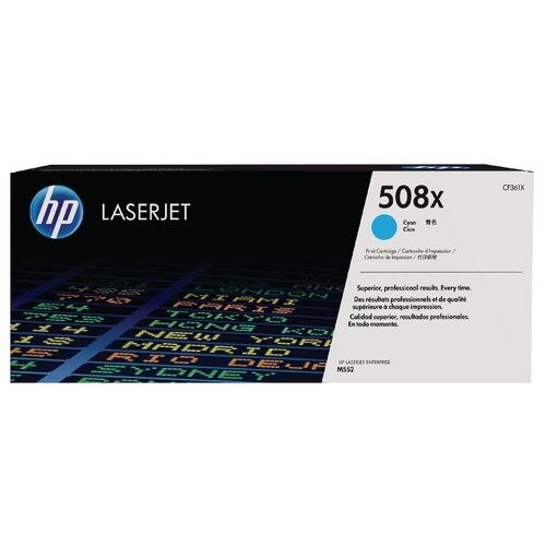 HP 508X Original Toner Cartridge CF361XC Cyan