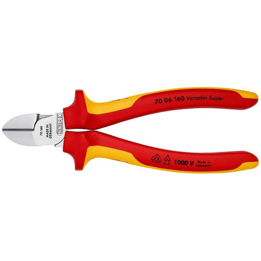 Knipex Diagonal Cutting Pliers VDE 160 mm