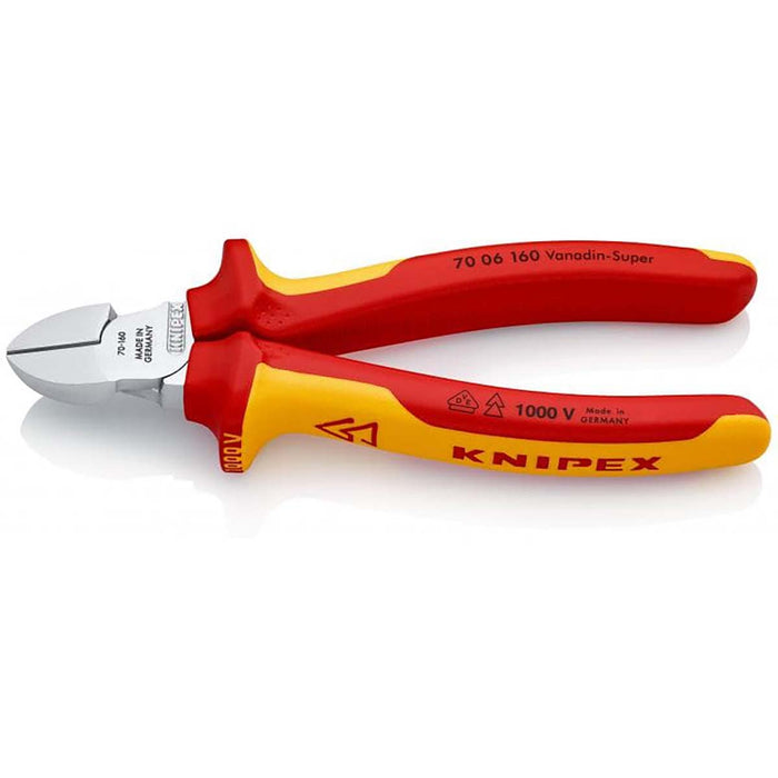 Knipex Diagonal Cutting Pliers VDE 160 mm