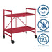 Cosco Serving Cart Ruby Red 519.9 x 515.1 x 769.9 mm