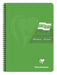 Europa Notebook 5800Z A4 Ruled Spiral Bound Side Bound Cardboard Hardback Green Perforated 180 Pages