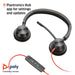 Poly Blackwire 3320 USB-A Wired Stereo Headset