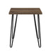 Alphason Rectangular End Table with Walnut MDF Top and Canyon Walnut Frame 5068396COM 495 x 495 x 559mm