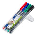 STAEDTLER 317WP4 OHP Marker Medium Round Assorted Pack of 4