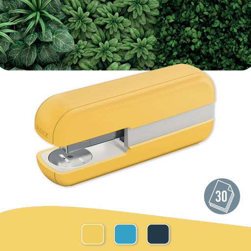 Leitz Stapler 55670019 Full strip 26/6 Warm Yellow Metal with plastic housing, metal mechanical parts