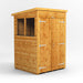 Power Garden Shed 44PPDD Golden Brown 4x4