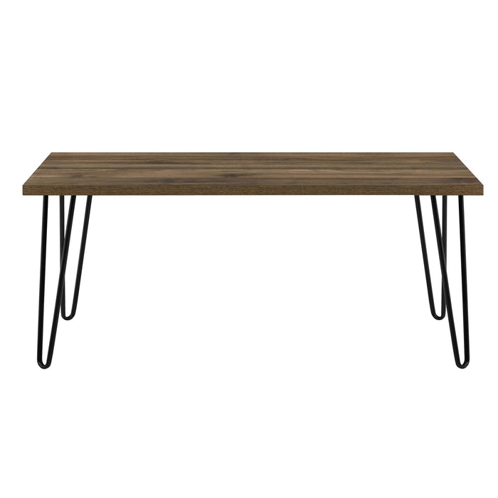 Alphason Rectangular Coffee Table with Walnut MDF Top and Columbia Walnut Frame 5067396COM 1067 x 495 x 453mm