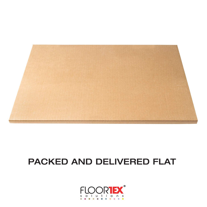 Floortex Floor Protection Mat Cleartex Ultimat Made of Original Floortex Polycarbonate for Hard Floors 119 x 89cm Transparent UFR128919ER