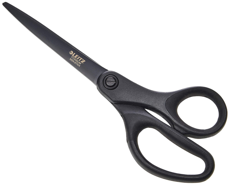 Leitz Scissors Titanium-coated Stainless Steel Black 205 mm