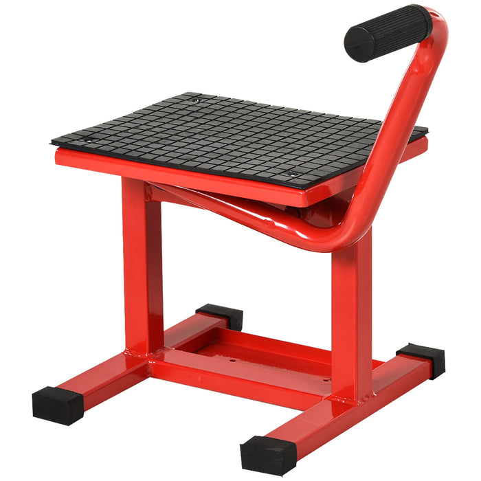 Durhand Motorcycle Lift Stand Steel Red 150 kg