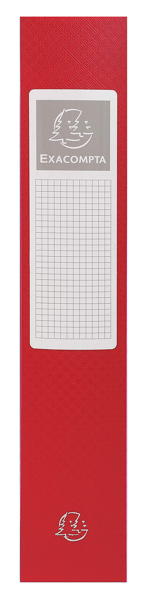 Exacompta Filing Box 59885E A4 Red Polypropylene 25 x 33 cm Pack of 8