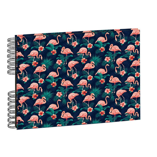 Exacompta Flamingo Photo Album Spiral Hardback Paper 22 x 32 x 3 cm Night Blue