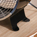 Homcom Desk Fan with Safety Guard Anti-Slip Feet Black