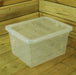 Whitefurze Spacemaster Storage Box + Lid 32 L Transparent 45 x 37 x 26 cm