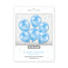 On the Wall Balloons Metallic Finish Silver 21152 Pack of 6