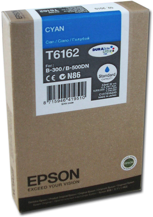 Epson T6162 Original Ink Cartridge C13T616200 Cyan