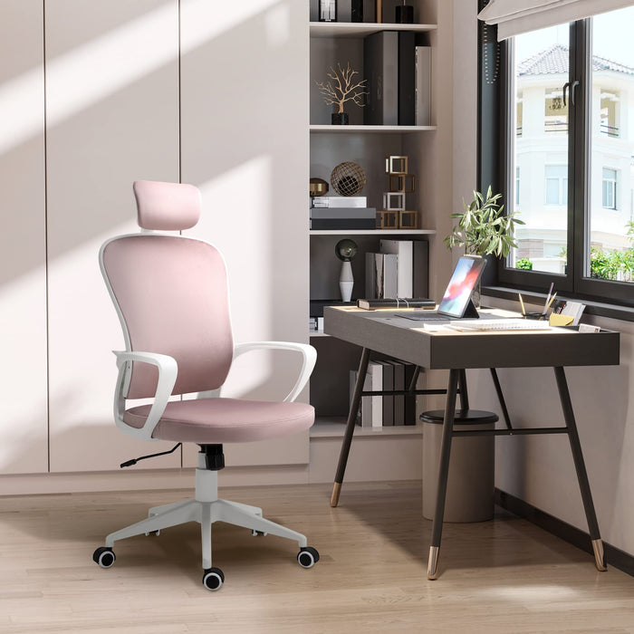 Vinsetto Office Chair 921-327V70PK Pink 64 (W) x 63 (D) x 128 (H) mm