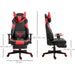 Vinsetto Gaming Chair 921-208V70RD Red 61 (W) x 71 (D) x 135.5 (H) mm