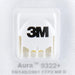 3M Respirator White Pack of 2