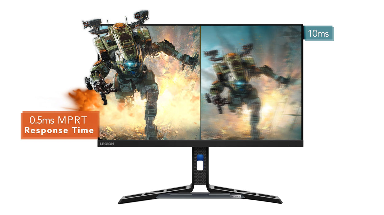 Lenovo Legion R27i-30 - LED monitor - gaming - 27" (27" viewable) - 1920 x 1080 Full HD (1080p) @ 165 Hz - IPS - 350 cd/m² - 1000:1 - 0.5 ms - HDMI, DisplayPort - speakers - raven black