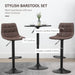 HOMCOM Bar Stool 835-743V70BN Brown