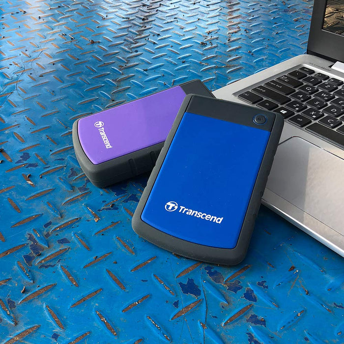 Transcend StoreJet 25H3P - Hard drive - 2 TB - external (portable) - 2.5" - USB 3.0 - brilliant purple