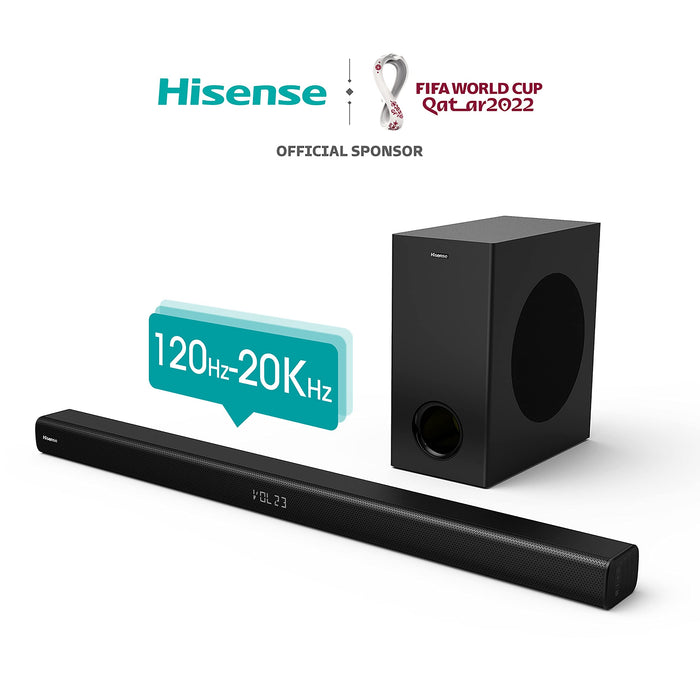 Hisense HS218 108W 2.1 Channel All-In-One Soundbar with Sub