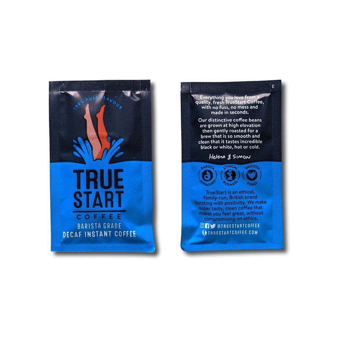 TrueStart Barista Grande Decaffeinated Instant Coffee Sachets Medium Pack of 200