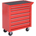 DURHAND Roller Cabinet B20-056 Steel Red 330 mm x 690 mm x 750 mm