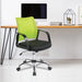 Nautilus Designs Ltd. Medium Mesh Back Task Operator Armchair with Chrome Base Green