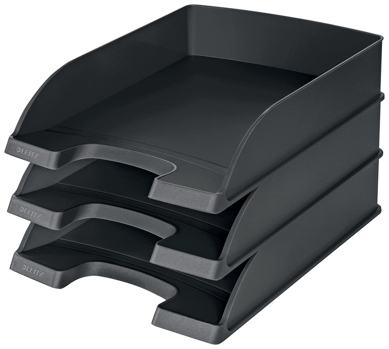 Leitz Plus Letter Tray 5227 A4 Black 25.5 x 35.7 x 7 cm