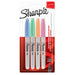 Sharpie Pastel Permanent Marker Fine Bullet 1 mm Assorted Pack of 4