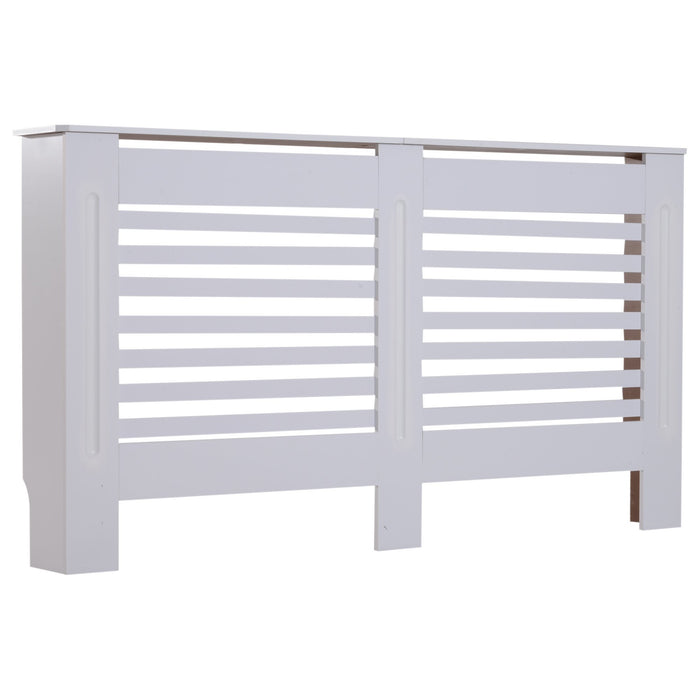 HOMCOM Radiator Cover MDF 111.5 x 19 x 82 cm White