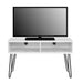 Alphason Rectangular TV Stand with Espresso MDF Top and Espresso Frame 1748196COM 1067 x 498 x 625mm