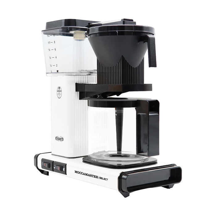 Moccamaster KBG Select Matt White UK Plug Coffee Machine