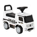 HOMCOM 3-in-1 Ride On Car Kids Mercedes Truck White