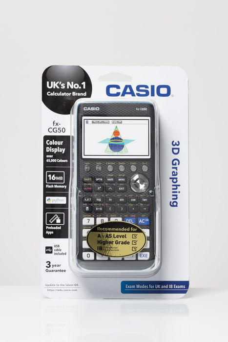 Casio FX-CG50 Graphic Calculator Black