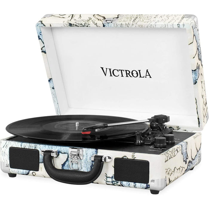 Victrola Record Player VSC-550BT-P4-EU Bluetooth Map Print