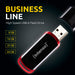 Intenso USB 2.0 Flash Drive Business Line 64 GB Black, Red