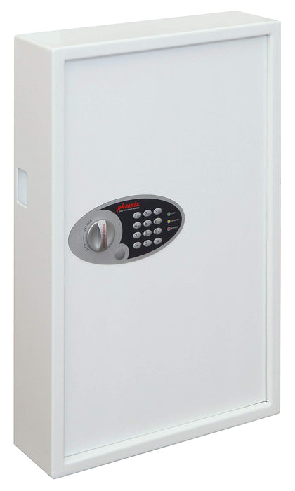 Phoenix Key Deposit Safe 144 Hook with Electronic Lock Cygnus KS0033E 430 x 130 x 660mm White