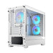 Fractal Pop Mini Air RGB MicroATX White Tempered Glass Clear Tint PC Case