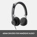 Logitech Headphone Wired Stereo Over-the-head Yes USB Yes Black 981-001104