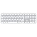 Apple Magic Keyboard with Touch ID and Numeric Keypad - Keyboard - Bluetooth, USB-C - QWERTY - Italian - for iMac (Early 2021), Mac mini (Late 2020), MacBook Air (Late 2020, Mid 2022), MacBook Pro