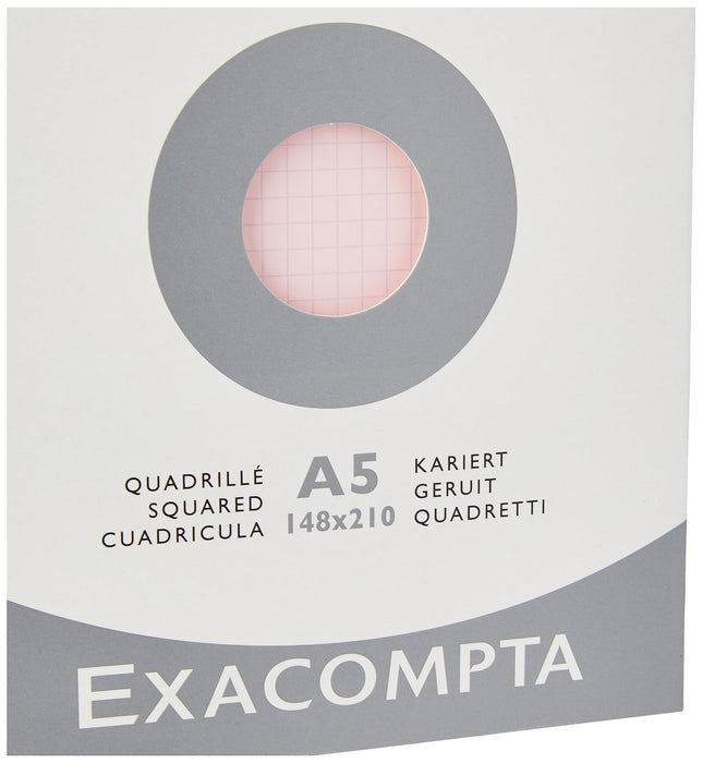 Exacompta Index Cards 13238E A5 Pink 15 x 21.2 x 2.5 cm