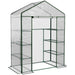 OutSunny Portable Greenhouse Outdoors Waterproof Green 730 mm x 1430 mm x 1950 mm