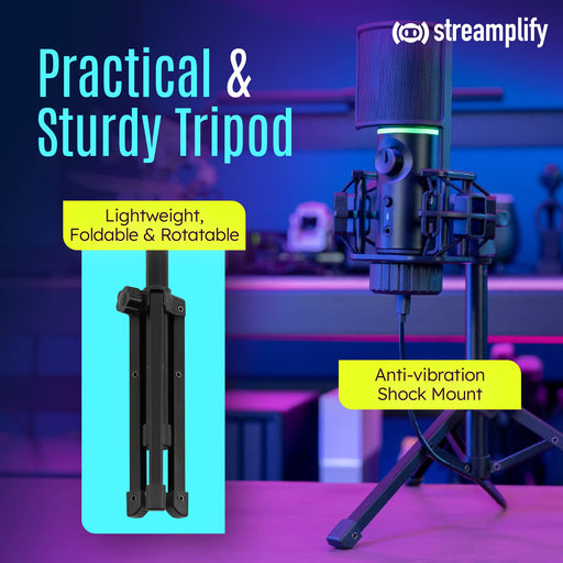 Streamplify Mic Microphone/Tripod