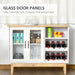 HOMCOM Modern Wine Cabinet White