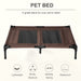 PawHut Pet Bed Brown, Black 762 mm x 915 mm x 180 mm