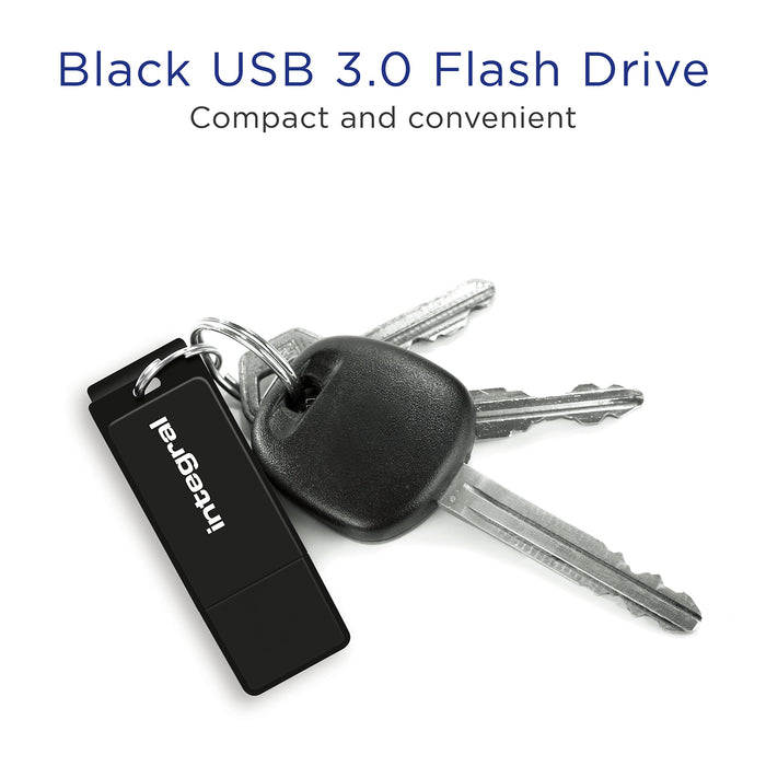 Integral USB 3.0 Flash Drive 128 GB Black